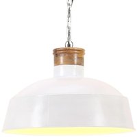 Hängelampe Industriestil 32 cm Weiß E27 Vidaxl von VIDAXL