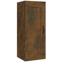 Hängeschrank Räuchereiche 35x34x90 cm Holzwerkstoff vidaXL144921 von BONNEVIE