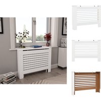 Vidaxl - Heizkörper-Zubehör - Living Heizkörperabdeckung Weiß 112×19×81,5 cm mdf - Weiß Vidaxl - Heizkörper-Zubehör - Living Heizkörperabdeckung Weiß 112×19×81,5 cm mdf - Weiß von VIDAXL