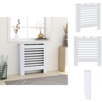 Heizkörper-Zubehör - Living mdf Heizkörperverkleidung Weiß 78 cm - Weiß von VIDAXL