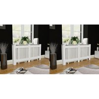 Heizkörperabdeckung 2 Stk. Weiß mdf 152 cm - Vidaxl Heizkörperabdeckung 2 Stk. Weiß mdf 152 cm - Vidaxl von VIDAXL