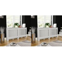 Heizkörperabdeckung 2 Stk. Weiß mdf 172 cm - Vidaxl von VIDAXL