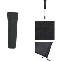 Heizstrahler-Abdeckung Pyramidenform Schwarz 420D Oxford - Terrassenheizungsschutz - Outdoor Möbelschutz - Heizstrahlerschutzhülle - Wetterfeste von VIDAXL