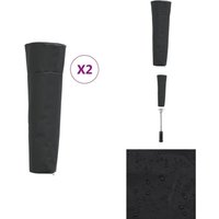 Vidaxl - Heizstrahler-Abdeckungen 2 Stk. Pyramidenform 86x47x241 cm 420D - Terrassenheizungsschutz - Outdoor Möbelschutz - Wetterfeste Abdeckung Vidaxl - Heizstrahler-Abdeckungen 2 Stk. Pyramidenform 86x47x241 cm 420D - Terrassenheizungsschutz - Outdoor Möbelschutz - Wetterfeste Abdeckung von VIDAXL