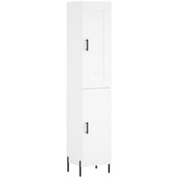 Highboard Weiß 34,5x34x180 cm Holzwerkstoff Vidaxl von VIDAXL