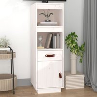 Highboard Weiß 34x40x108,5 cm Massivholz Kiefer Vidaxl Highboard Weiß 34x40x108,5 cm Massivholz Kiefer Vidaxl von VIDAXL