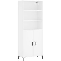 Highboard Weiß 69,5x34x180 cm Holzwerkstoff Vidaxl Highboard Weiß 69,5x34x180 cm Holzwerkstoff Vidaxl von VIDAXL