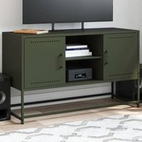 Vidaxl - Highboard Weiß 36x39x107 cm Stahl von VIDAXL