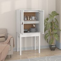 Highboard Weiß 60x40x120 cm Massivholz Kiefer - Vidaxl von VIDAXL