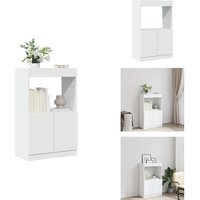 Vidaxl - Highboard Weiß 63x33x100 cm Holzwerkstoff - Highboard - Highboards - Sideboard - Kommode Vidaxl - Highboard Weiß 63x33x100 cm Holzwerkstoff - Highboard - Highboards - Sideboard - Kommode von VIDAXL