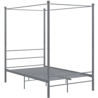 Himmelbett Grau Metall 140x200 cm Vidaxl Himmelbett Grau Metall 140x200 cm Vidaxl von VIDAXL