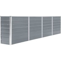 Hochbeet 320 x 40 x 77 cm Verzinkter Stahl Grau - Vidaxl Hochbeet 320 x 40 x 77 cm Verzinkter Stahl Grau - Vidaxl von VIDAXL