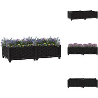 Hochbeet 80x40x23 cm Polypropylen - Hochbeet - Pflanzkasten - Gartenmöbel - Kunststoffbehälter - Outdoor Dekoration Hochbeet 80x40x23 cm Polypropylen - Hochbeet - Pflanzkasten - Gartenmöbel - Kunststoffbehälter - Outdoor Dekoration von VIDAXL