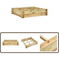 Vidaxl - Hochbeet 90 x 90 x 20 cm Imprägniertes Holz - Hochbeet - Gartenmöbel - Holzhäuser - Blumenerde - Gartengeräte Vidaxl - Hochbeet 90 x 90 x 20 cm Imprägniertes Holz - Hochbeet - Gartenmöbel - Holzhäuser - Blumenerde - Gartengeräte von VIDAXL