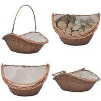 Holzkorb mit Tragegriff 60 x 44 x 55 cm Natur Weide - Brennholzkorb - Kaminholzkorb - Holzkorb - Weidenkorb - Lagerung - Home & Living Holzkorb mit Tragegriff 60 x 44 x 55 cm Natur Weide - Brennholzkorb - Kaminholzkorb - Holzkorb - Weidenkorb - Lagerung - Home & Living von VIDAXL