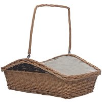 Holzkorb mit Tragegriff 61,5 × 46,5 × 58 cm Braun Weide Vidaxl Holzkorb mit Tragegriff 61,5 × 46,5 × 58 cm Braun Weide Vidaxl von VIDAXL