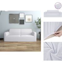 Hussen - Living Stretch Sofahusse 2-Sitzer Weiß Polyester-Jersey - Weiß Hussen - Living Stretch Sofahusse 2-Sitzer Weiß Polyester-Jersey - Weiß von VIDAXL