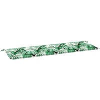 Vidaxl - Gartenbank-Kissen Floral Grün 150 x 50 x 4 cm Oxford Stoff Vidaxl - Gartenbank-Kissen Floral Grün 150 x 50 x 4 cm Oxford Stoff von VIDAXL