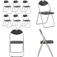 Vidaxl - Klappbare Esszimmerstühle 6 Stk. Schwarz Kunstleder - Esszimmerstühle - Klappstühle - Küchenstühle - Gästestühle - Schwarze Möbel - Home & Vidaxl - Klappbare Esszimmerstühle 6 Stk. Schwarz Kunstleder - Esszimmerstühle - Klappstühle - Küchenstühle - Gästestühle - Schwarze Möbel - Home & von VIDAXL