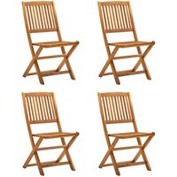 Vidaxl - Klappbare Gartenstühle 4 Stk. Massivholz Akazie Vidaxl - Klappbare Gartenstühle 4 Stk. Massivholz Akazie von VIDAXL