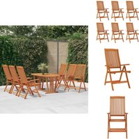 Vidaxl - Klappbare Gartenstühle 6 Stk. Massivholz Eukalyptus - Holz Gartenstühle - Eukalyptus Gartenstühle - Klappbarer Gartenstuhl - Gartenmöbel Set Vidaxl - Klappbare Gartenstühle 6 Stk. Massivholz Eukalyptus - Holz Gartenstühle - Eukalyptus Gartenstühle - Klappbarer Gartenstuhl - Gartenmöbel Set von VIDAXL