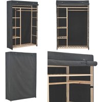 Kleiderschrank Grau 110 x 40 x 170 cm Stoff - Kleiderschrank - Garderobe - Textilschrank - Stoffschrank - Grau - Home & Living Kleiderschrank Grau 110 x 40 x 170 cm Stoff - Kleiderschrank - Garderobe - Textilschrank - Stoffschrank - Grau - Home & Living von VIDAXL