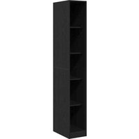 Kleiderschrank Schwarze Eiche 30 x 50 x 200 cm Holzwerkstoff Vidaxl von VIDAXL