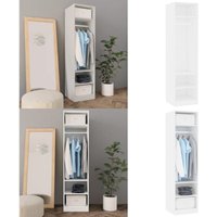Vidaxl - Kleiderschrank Weiß 50x50x200 cm Holzwerkstoff - Kleiderschrank - Weißer Kleiderschrank - Holzschrank - Wandhängeschrank Vidaxl - Kleiderschrank Weiß 50x50x200 cm Holzwerkstoff - Kleiderschrank - Weißer Kleiderschrank - Holzschrank - Wandhängeschrank von VIDAXL