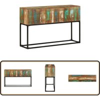 Vidaxl - Konsolentisch 120x30x75 cm Altholz Massiv - Industrieller Tisch - Holzt Tisch - Altholz Tisch - Wohnzimmer Dekoration - Sideboard von VIDAXL