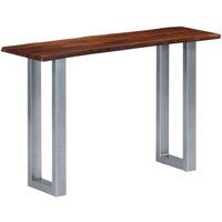 Konsolentisch 115x35x76 cm Massivholz Akazie und Eisen Vidaxl von VIDAXL