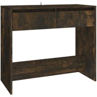 Vidaxl - Konsolentisch Räuchereiche 89x41x76,5 cm Holzwerkstoff von VIDAXL