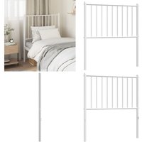 Kopfteil Metall Weiß 80 cm - Bettenkopfteil - Metallbett - Weißer Kopfteil - Kopfteil 80 Cm - Schlafzimmereinrichtung - Home & Living Kopfteil Metall Weiß 80 cm - Bettenkopfteil - Metallbett - Weißer Kopfteil - Kopfteil 80 Cm - Schlafzimmereinrichtung - Home & Living von VIDAXL