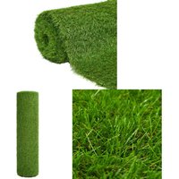 Kunstrasen 1x5 m/40 mm Grün - Kunstgras - Kunstrasen - Rasengrün - Gartendekoration - Terrassenbelag - Home & Living von VIDAXL