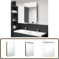 Vidaxl - LED-Bad-Spiegelschrank Glänzendes Grau 60x11x80 cm - LED-Spiegelschrank - Badezimmermöbel - Wandspiegel - Kosmetikspiegel Vidaxl - LED-Bad-Spiegelschrank Glänzendes Grau 60x11x80 cm - LED-Spiegelschrank - Badezimmermöbel - Wandspiegel - Kosmetikspiegel von VIDAXL