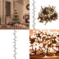 Vidaxl - LED-Lichterkette mit 2000 LEDs Warmweiß 45 m pvc - Weihnachtsdeko - Lichterkette - led Beleuchtung - Warmwellig - Grün - Home & Living Vidaxl - LED-Lichterkette mit 2000 LEDs Warmweiß 45 m pvc - Weihnachtsdeko - Lichterkette - led Beleuchtung - Warmwellig - Grün - Home & Living von VIDAXL