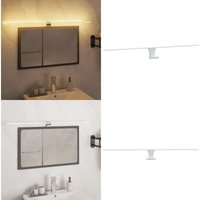 Vidaxl - LED-Spiegelleuchte 7,5 w Warmweiß 80 cm 3000 k - LED-Spiegelleuchte - Badspiegellampe - Badezimmerbeleuchtung - Spiegellicht - Warmwessig von VIDAXL