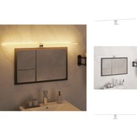 LED-Spiegelleuchte 7,5 w Warmweiß 80 cm 3000 k - LED-Spiegelleuchte - Badspiegellampe - Badezimmerbeleuchtung - Spiegellicht - Warmwessig von VIDAXL