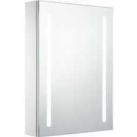 Vidaxl - LED-Spiegelschrank 50x13x70 cm Weiß von VIDAXL