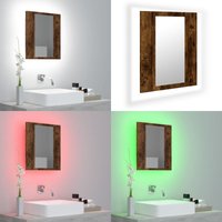 Vidaxl - LED-Spiegelschrank Räuchereiche 40x12x45 cm Holzwerkstoff - LED-Spiegelschrank - Badezimmermöbel - Holzwerkstoff - Acryl - Spiegelschrank Vidaxl - LED-Spiegelschrank Räuchereiche 40x12x45 cm Holzwerkstoff - LED-Spiegelschrank - Badezimmermöbel - Holzwerkstoff - Acryl - Spiegelschrank von VIDAXL