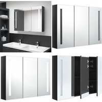 Vidaxl - LED-Spiegelschrank fürs Bad 89x14x62 cm Glänzend Schwarz - LED-Spiegelschrank - Badezimmermöbel - Kosmetikspiegel - Spiegelschrank Mit Vidaxl - LED-Spiegelschrank fürs Bad 89x14x62 cm Glänzend Schwarz - LED-Spiegelschrank - Badezimmermöbel - Kosmetikspiegel - Spiegelschrank Mit von VIDAXL