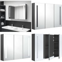 Vidaxl - LED-Spiegelschrank fürs Bad 89x14x62 cm Grau - LED-Spiegelschrank - Badezimmermöbel - Kosmetikspiegel - Spiegelschrank Grau Vidaxl - LED-Spiegelschrank fürs Bad 89x14x62 cm Grau - LED-Spiegelschrank - Badezimmermöbel - Kosmetikspiegel - Spiegelschrank Grau von VIDAXL