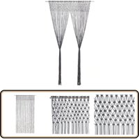 Makramee Vorhang Anthrazit 140x240 cm Baumwolle - Makrameevorhang - Fensterdeko - Wohnaccessoires - Baumwollvorhang - Anthrazit von VIDAXL
