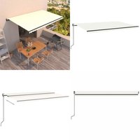 Vidaxl - Markise Automatisch Einziehbar 500x350 cm Creme - Markise - Sonnensegel - Gartendekoration - Terrassenüberdachung - Balkonabdeckung - Home & Vidaxl - Markise Automatisch Einziehbar 500x350 cm Creme - Markise - Sonnensegel - Gartendekoration - Terrassenüberdachung - Balkonabdeckung - Home & von VIDAXL