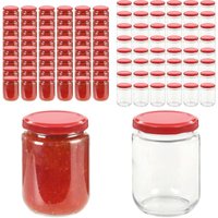 Vidaxl - Marmeladengläser mit Rotem Deckel 48 Stk. 230 ml - Marmeladenglas - Marmeladengläser - Home & Living - Rot Vidaxl - Marmeladengläser mit Rotem Deckel 48 Stk. 230 ml - Marmeladenglas - Marmeladengläser - Home & Living - Rot von VIDAXL