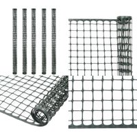Vidaxl - Maschendraht 5 Stk. hdpe 1 x 1,2 m Grün - Gartenzaun - Maschendrahtzaun - Kunststoffzaun - HD-Polyethylen - Grüne Farbe - Home & Living von VIDAXL