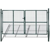 Maschendrahtzaun Drahtzaun 289 x 200 cm / 306 x 250 cm von VIDAXL