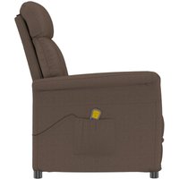 Massagesessel Braun Mikrofasermaterial - Vidaxl von VIDAXL