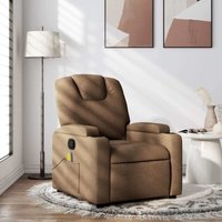 Massagesessel Braun Stoff - Vidaxl von VIDAXL
