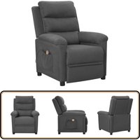 Vidaxl - Massagesessel Dunkelgrau Stoff - Massage Stuhl - Relaxsessel - Massagesessel - Fernsehsessel - Ergonomischer Sessel von VIDAXL