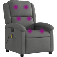 Massagesessel Dunkelgrau Stoff Vidaxl von VIDAXL